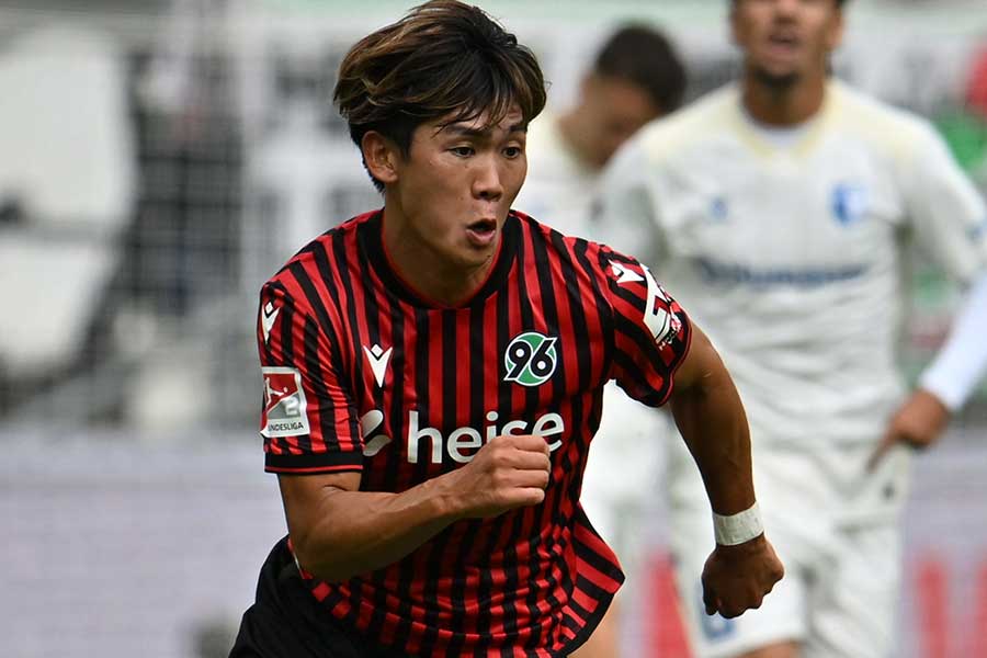 ハノーファーの松田隼風【写真：picture alliance/アフロ】