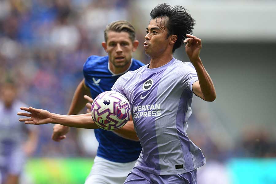 ブライトンの三笘薫【写真:ロイター】