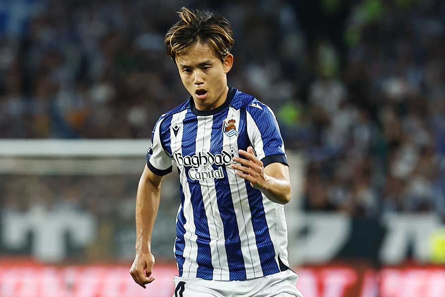 レアル・ソシエダの久保建英【写真：ムツ・カワモリ/アフロ】