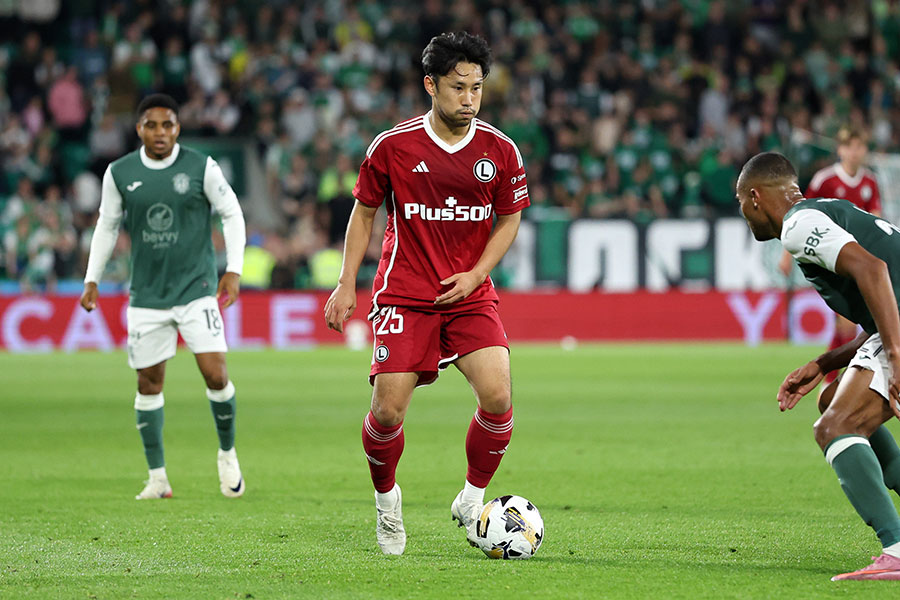 レギア・ワルシャワの森下龍矢【写真：Newspix.pl/アフロ】