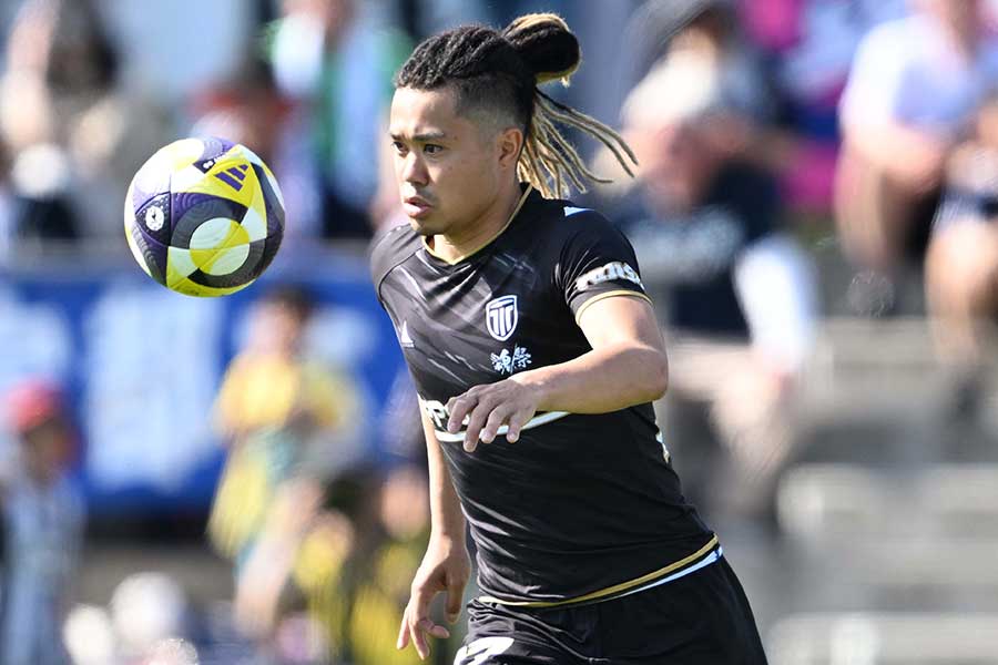 栃木シティの田中パウロ淳一【写真:徳原隆元】