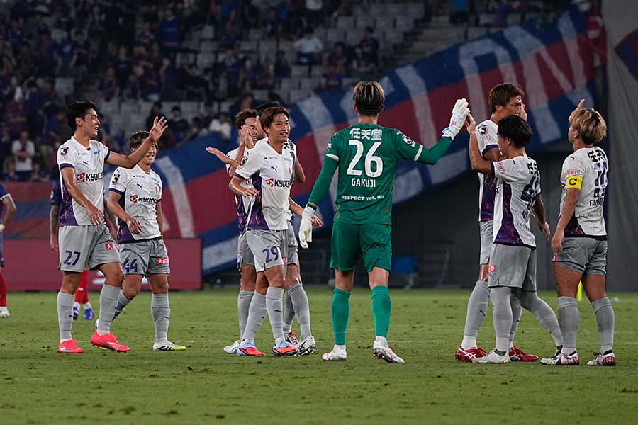 J1首位の京都【写真：増田美咲】