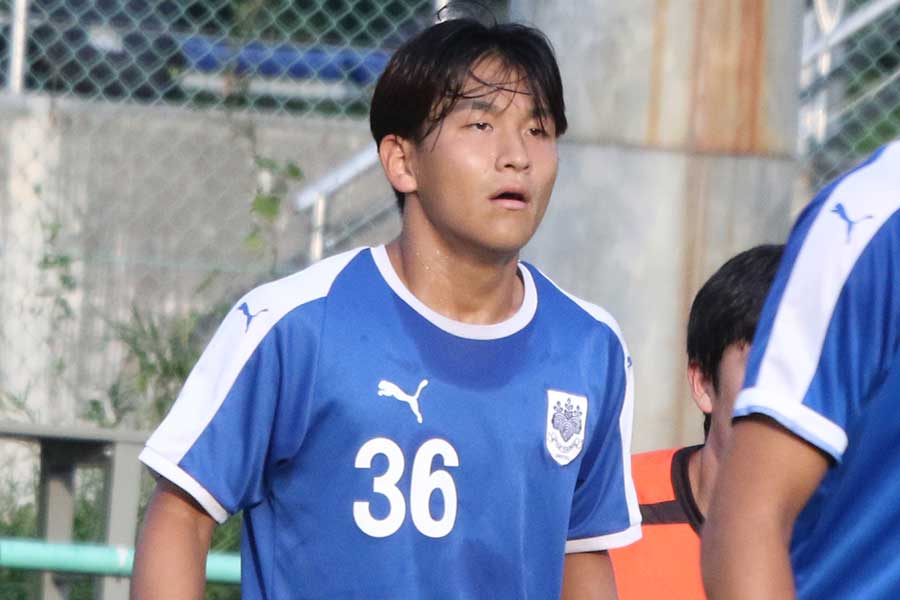 筑波大学の篠田翼【写真：安藤隆人】