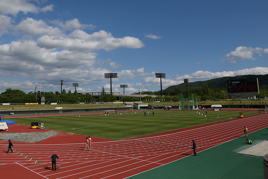 現在のJ3福島の本拠地とうほう・みんなのスタジアム【写真:YUTAKA/アフロスポーツ】