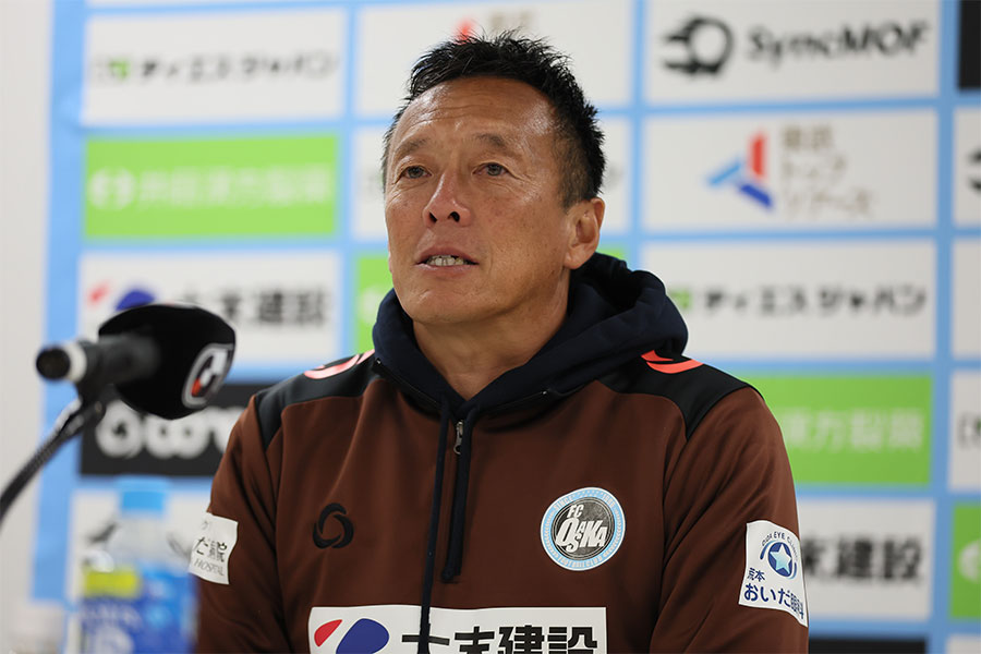 大嶽直人監督の契約解除が発表された【写真：柳瀬心祐】