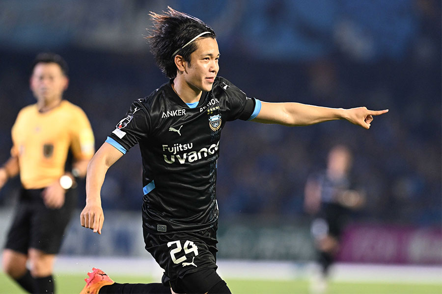 途中出場からゴールを決めた宮城天【写真：徳原隆元】