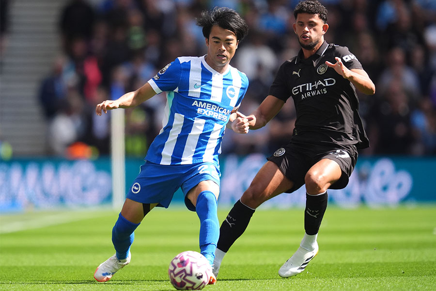 ブライトンの三苫薫がアシスト【写真：PA Images/アフロ】