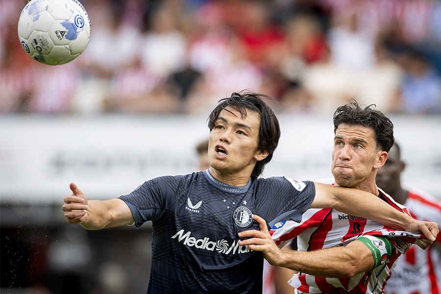 フェイエノールトの上田綺世が2得点【写真:ANP Photo/アフロ】