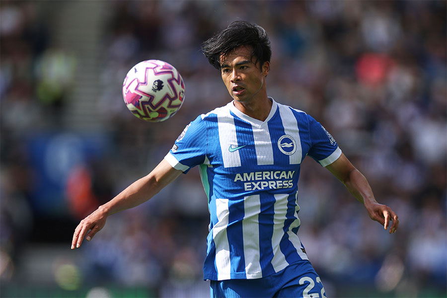 ブライトンの三笘薫【写真：AP/アフロ】