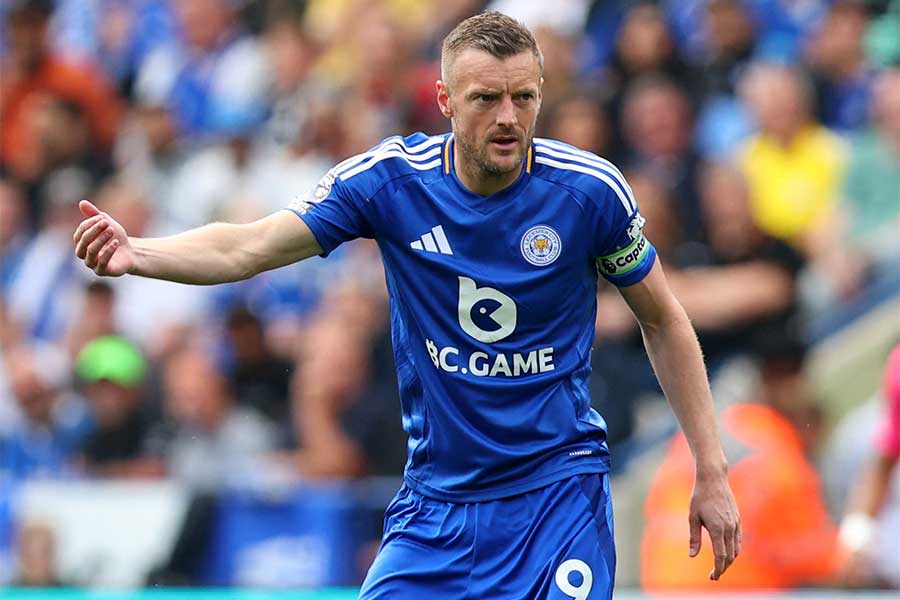 クレモネーゼへ移籍したジェイミー・ヴァーディ【写真：ロイター/アフロ】