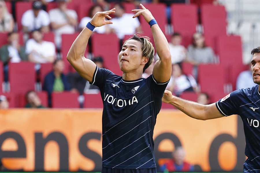 ボーフムでプレーする日本代表の浅野拓磨【写真:Getty Images】