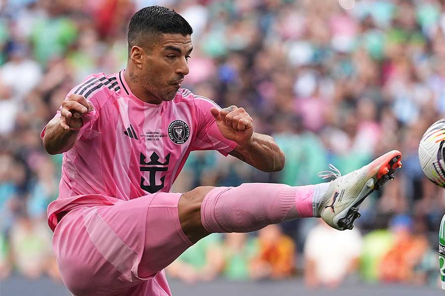 インテル・マイアミのルイス・スアレス【写真：AP/アフロ】