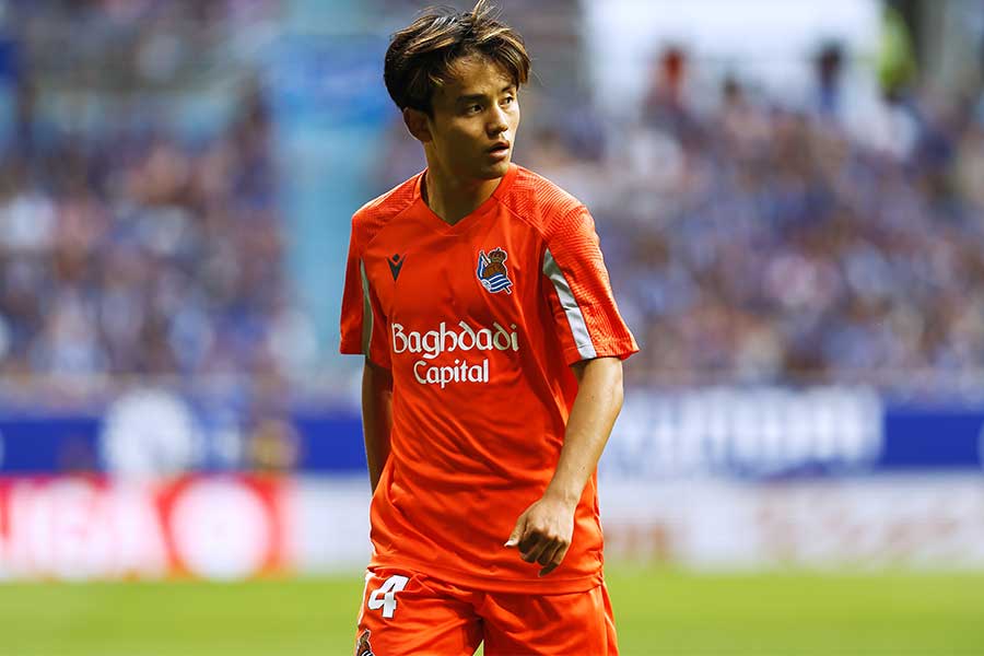 ソシエダの久保建英【写真：ムツ・カワモリ/アフロ】