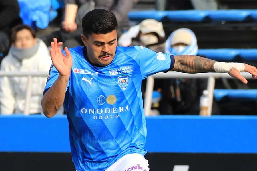 横浜FCのジョアン・パウロ【写真：Noriko NAGANO】