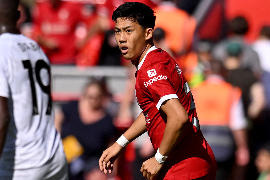 日本代表の主将を務める遠藤航【写真：Getty Images】