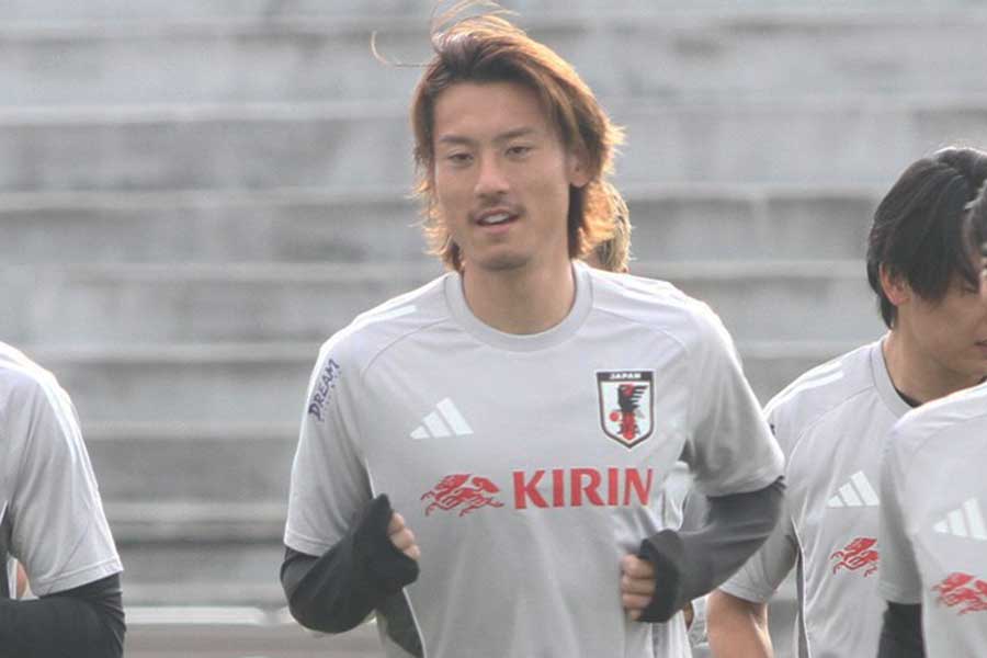 日本代表の瀬古歩夢【写真：FOOTBALL ZONE編集部】