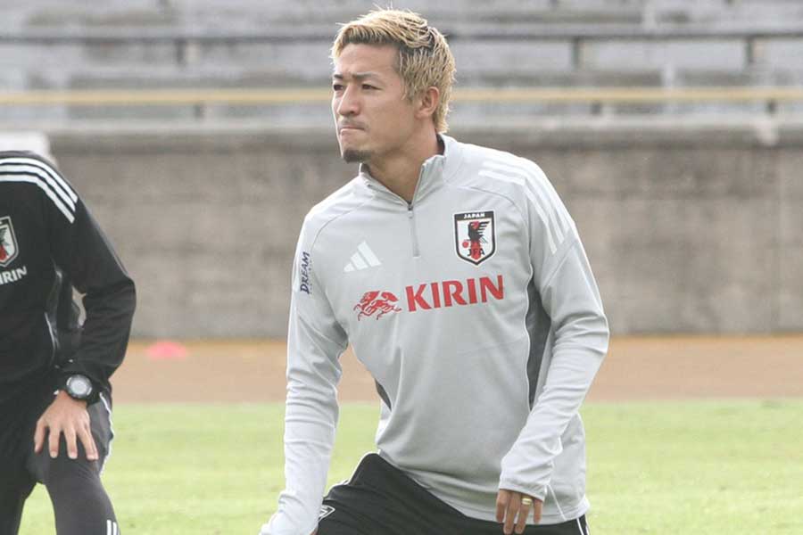 日本代表の前田大然【写真：FOOTBALL ZONE編集部】