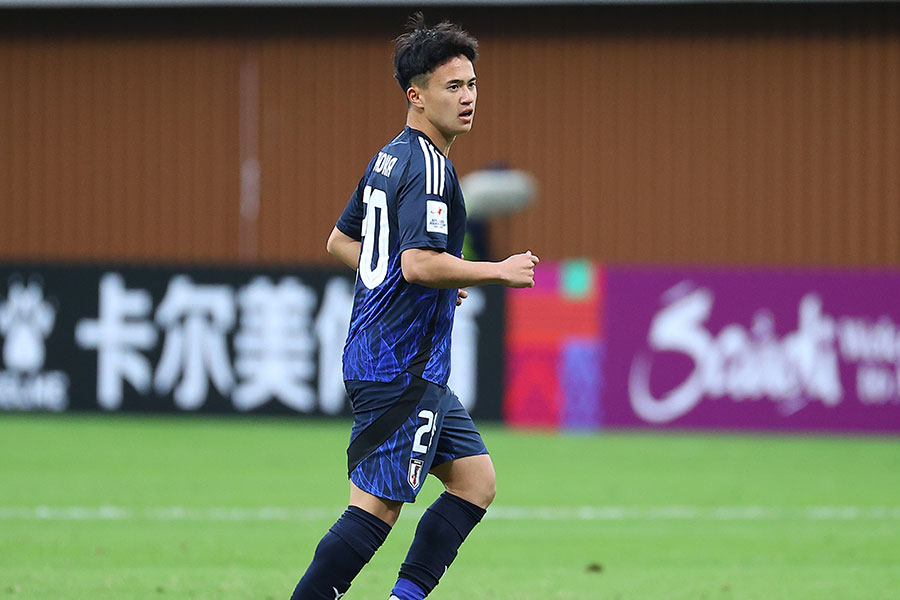  フランスでプレーする高岡伶颯（写真はU-20アジア杯）【写真：アフロ】