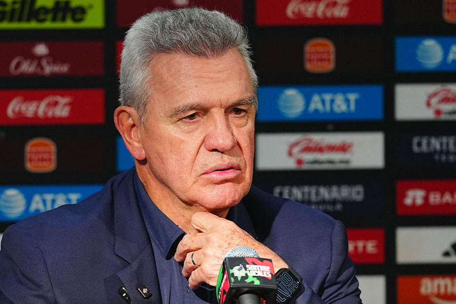 メキシコ代表のハビエル・アギーレ監督【写真:荒川祐史】