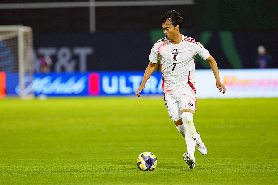 日本代表の三笘薫【写真：荒川祐史】