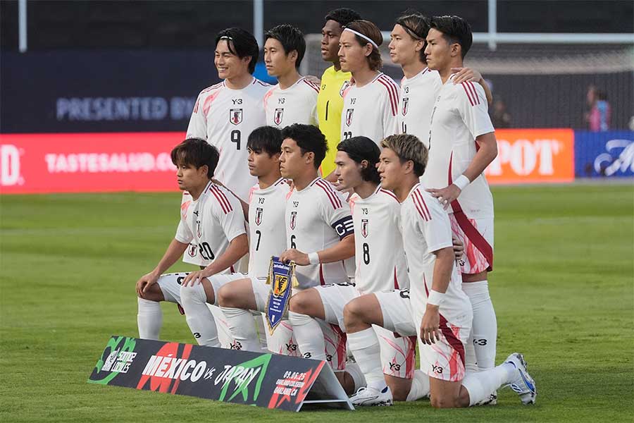 英記者がメキシコ戦の先発11人を採点【写真：AP/アフロ】