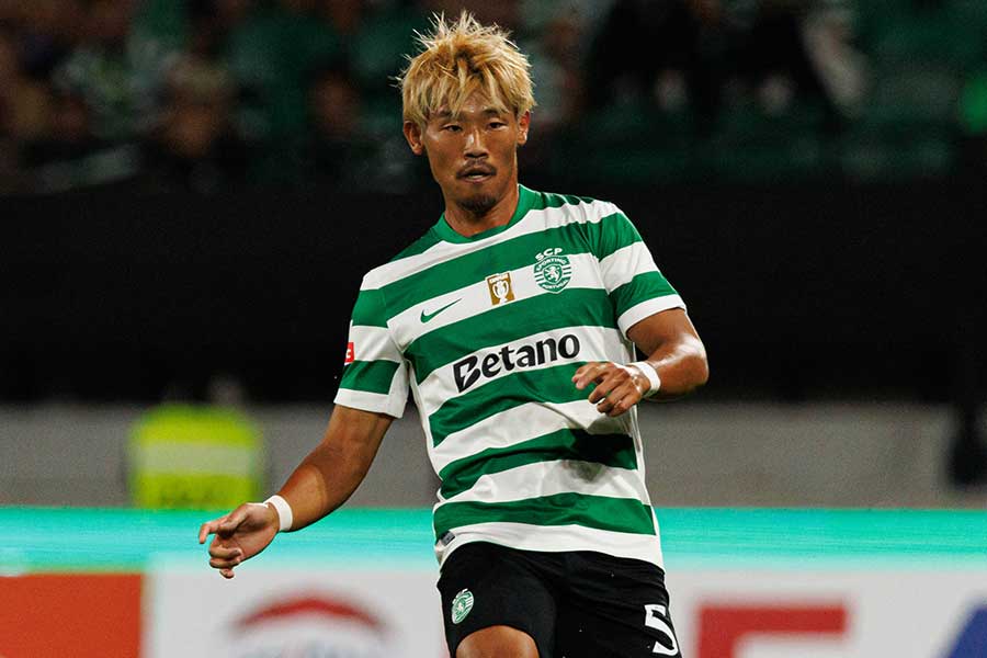 スポルティングの守田英正【写真：アフロ】