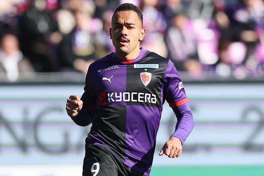 京都サンガのラファエル・エリアス【写真:柳瀬心祐】