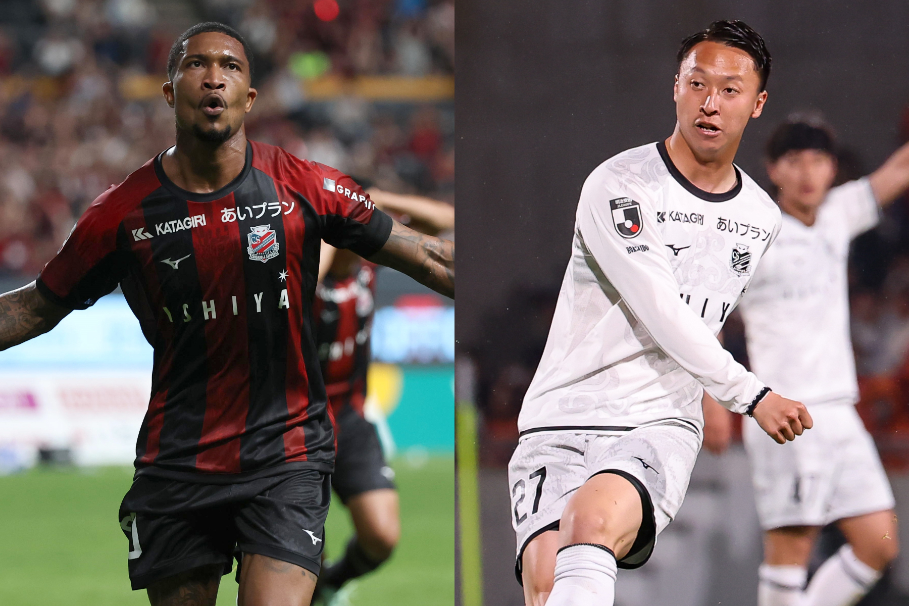 マリオ・セルジオと荒野拓馬が一発退場に【写真:産経新聞社 & 加治屋友輝】