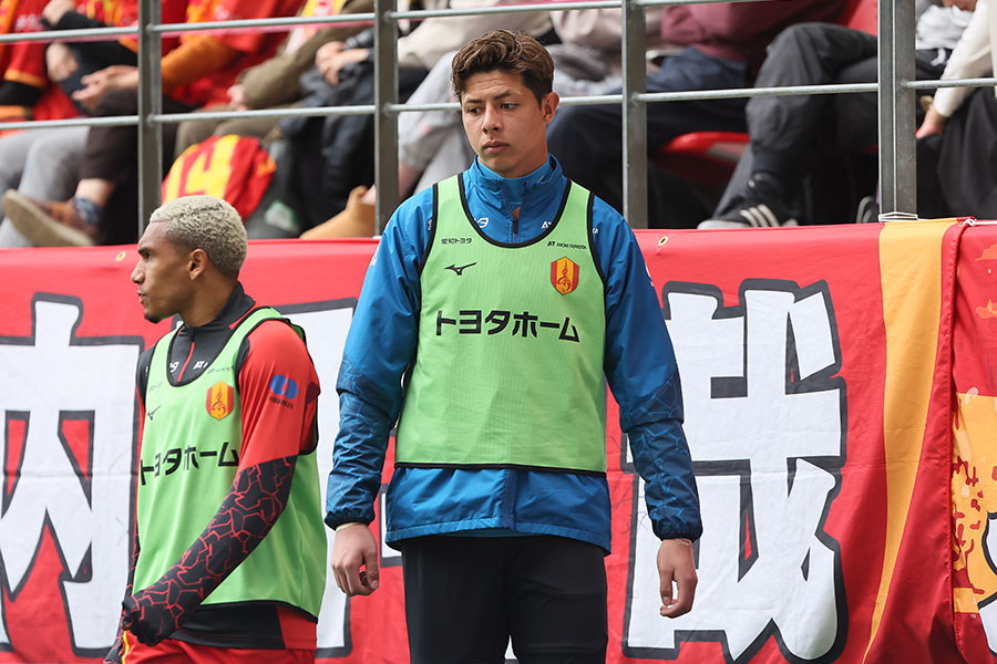 16試合ぶりベンチとなったピサノ・アレクサンドレ幸冬堀尾【写真：柳瀬心祐】