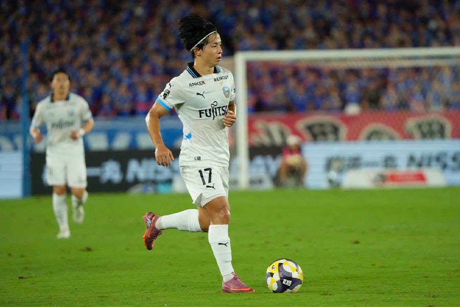 6試合連続ゴールを決めた伊藤達哉【写真：増田美咲】