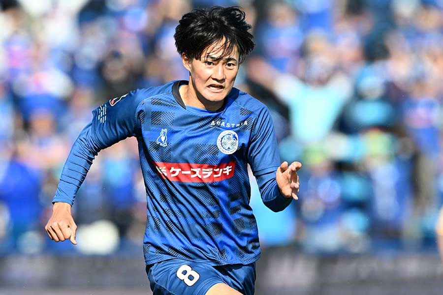 水戸の齋藤俊輔【写真：徳原隆元】