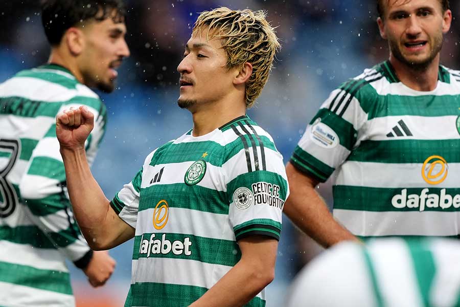 セルティックの前田大然【写真：PA Images/アフロ】