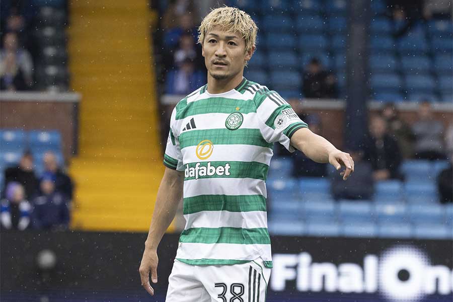 セルティックの前田大然【写真：PA Images/アフロ】