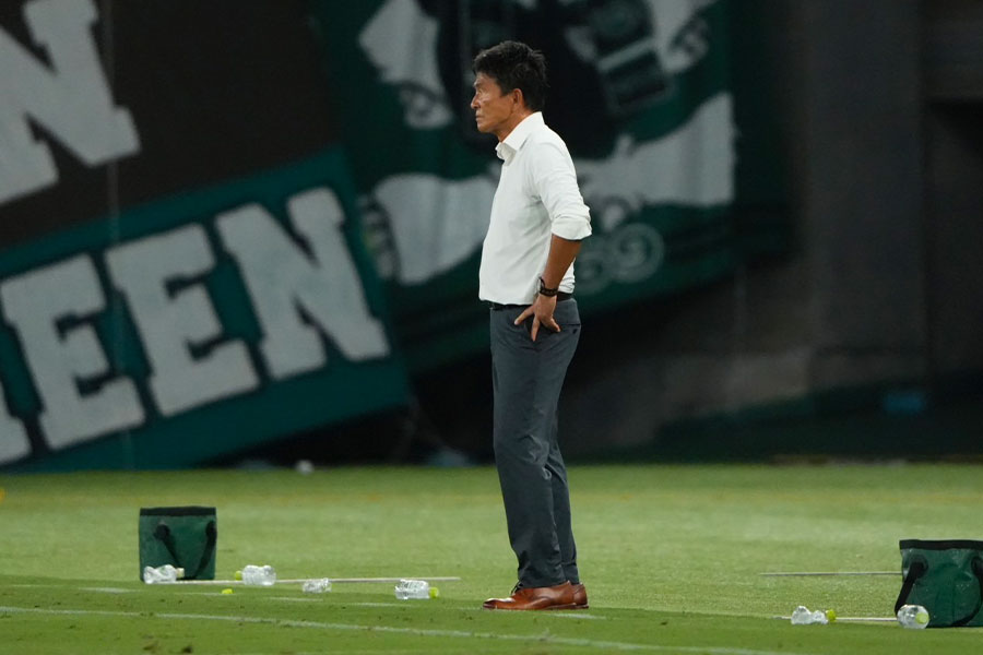 城福浩監督が「情けない」と試合を振り返った【写真：増田美咲】