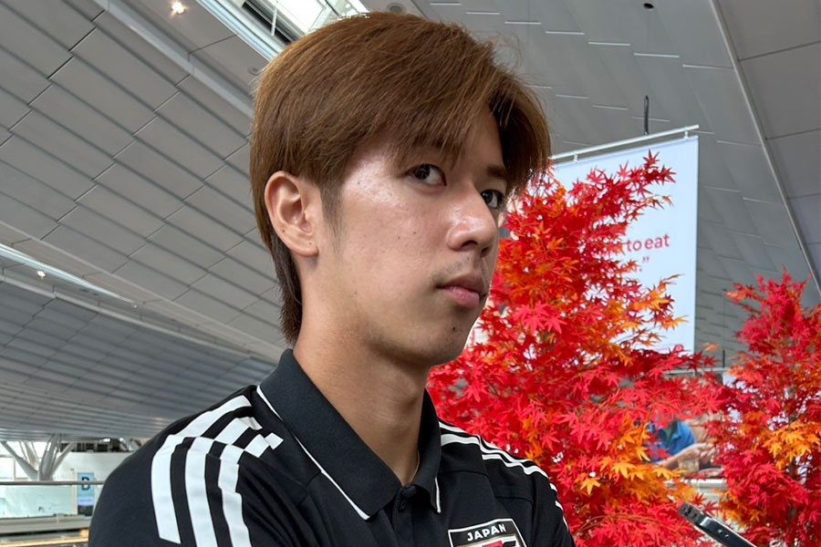 U-20日本代表の大関友翔【写真：FOOTBALL ZONE編集部 】