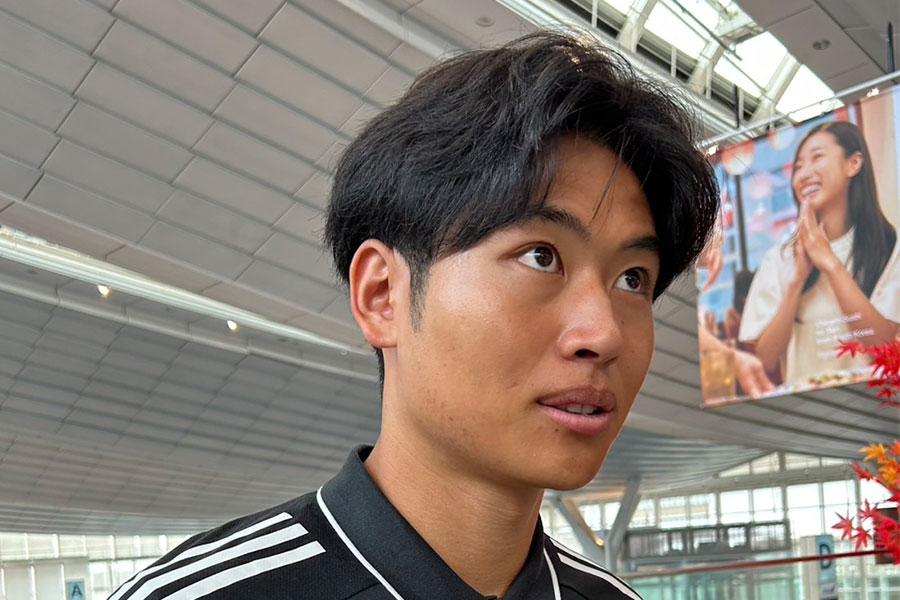 U-20日本代表の市原吏音【写真：FOOTBALL ZONE編集部 】