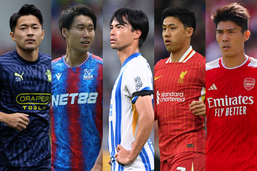 数多くの日本人選手がイングランドクラブに在籍【写真:徳原隆元 & Getty Images】