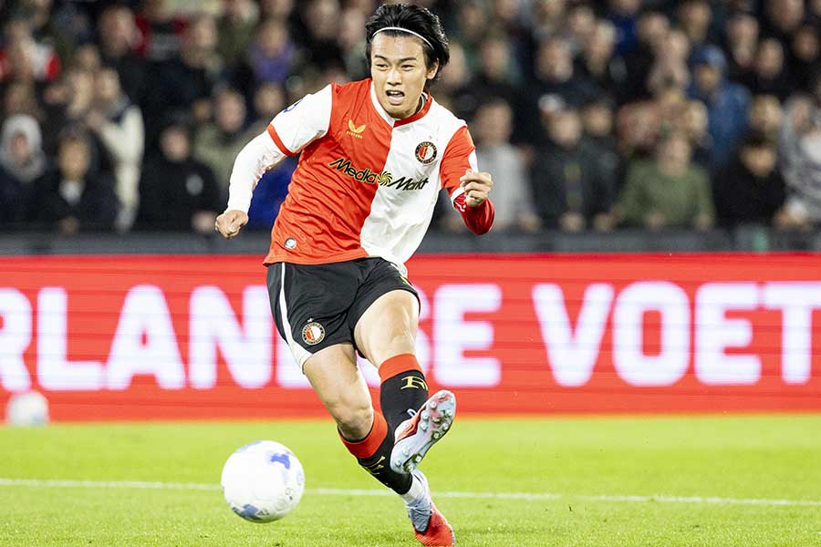 フェイエノールトの上田綺世【写真：ANP Photo/アフロ】