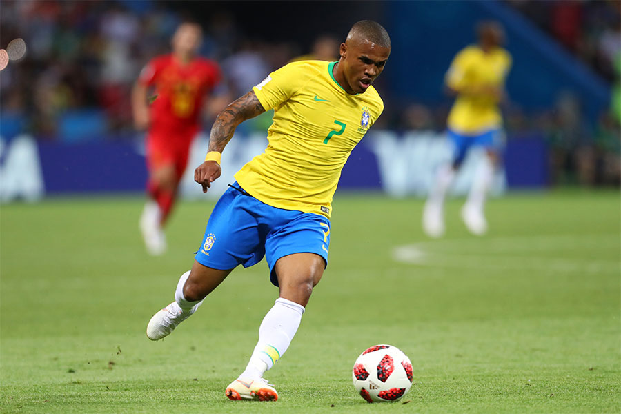 かつてブラジル代表としても活躍をしたドウグラス・コスタ【写真：長田洋平/アフロスポーツ】