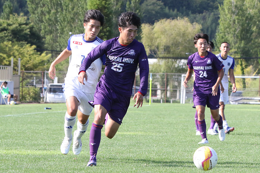 関西大学の藤谷温大【写真:安藤隆人】