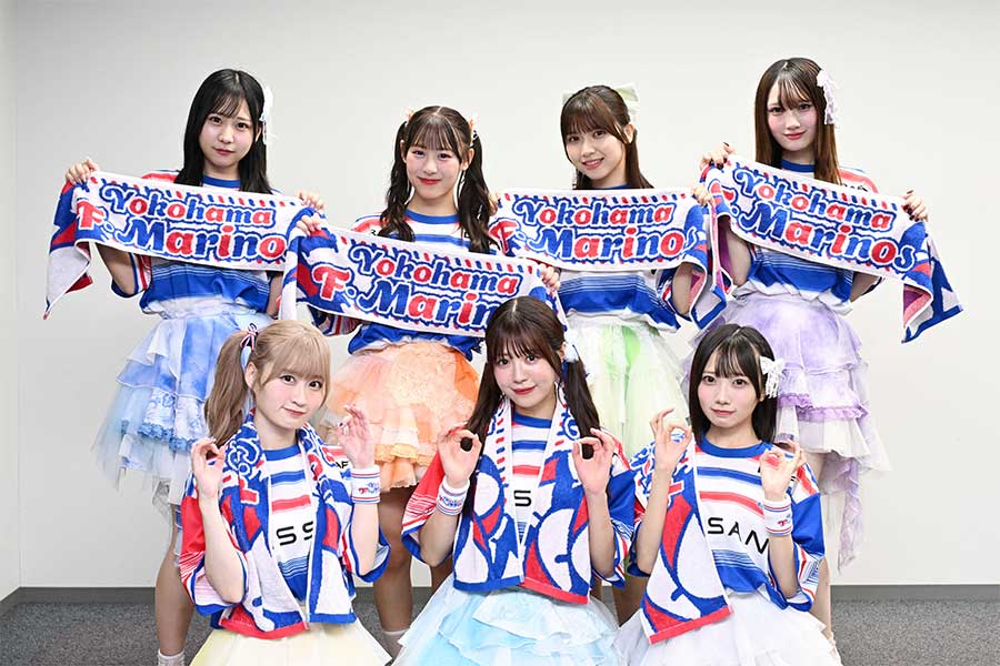 福岡戦では“勝利の女神”になったPeel the Apple【写真：徳原隆元】