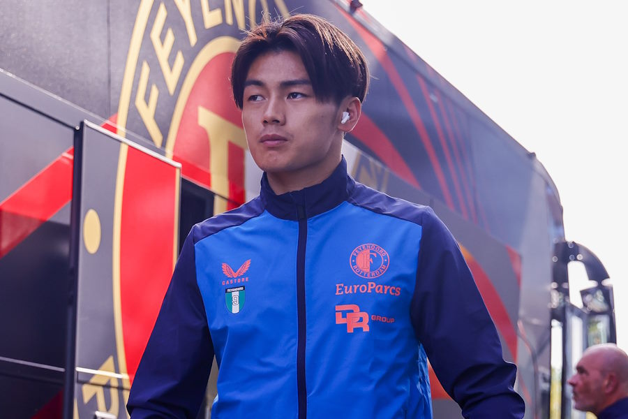 フェイエノールトでプレーする上田綺世【写真:Getty Images】