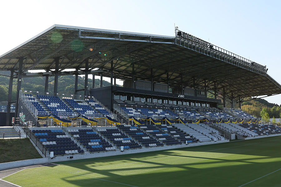 アシックス里山スタジアムの増設が発表【写真：柳瀬心祐】
