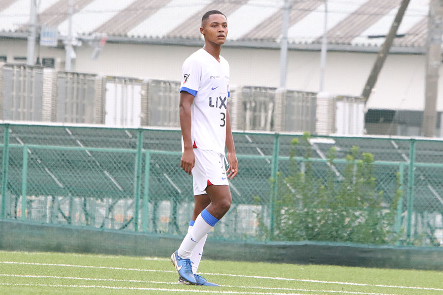 鹿島アントラーズユースの元砂晏翔仁ウデンバ【写真：FOOTBALL ZONE編集部】