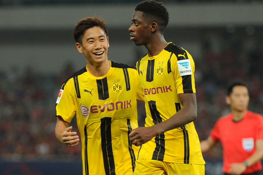 香川真司がウスマン・デンベレのバロンドール受賞について話した【写真：アフロ】