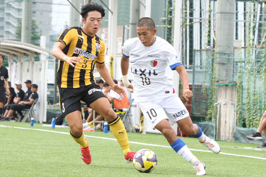 鹿島ユースで背番号10を背負う平島大悟【写真:FOOTBALL ZONE編集部】