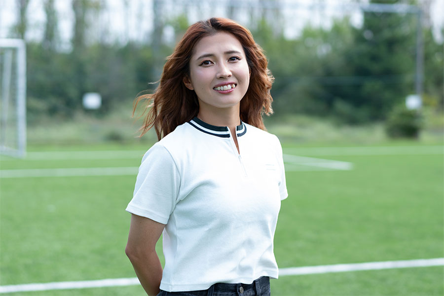 滝川結女がAC長野パルセイロ・レディースへの加入を振り返った【写真：増田美咲】