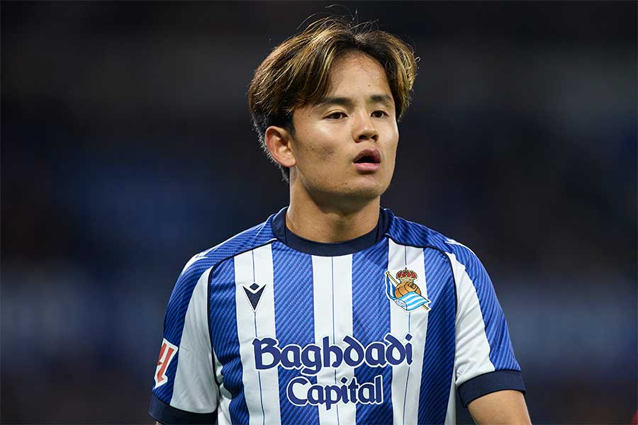 ソシエダの久保建英【写真:Ricardo Larreina/アフロ】