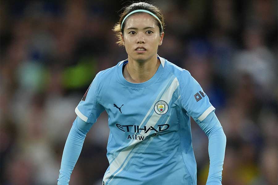 マンチェスター・ウィメンの長谷川唯【写真：REX/アフロ】