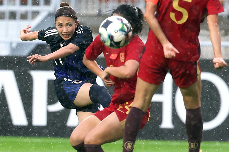 今年のE-1選手権で念願の代表入りを果たした【写真：産経新聞社】